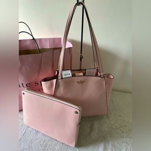 **SOLD** 💗HP💗 Kate Spade Brim Laptop Tote Chalk Pink  💗HP💗